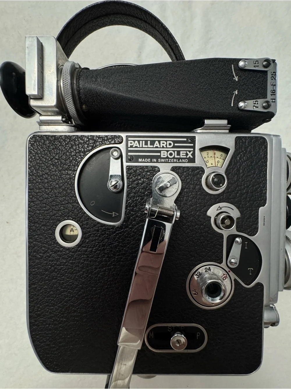 Paillard Bolex H16-F25 Movie Camera, Functioning Motor, With Case, Octameter